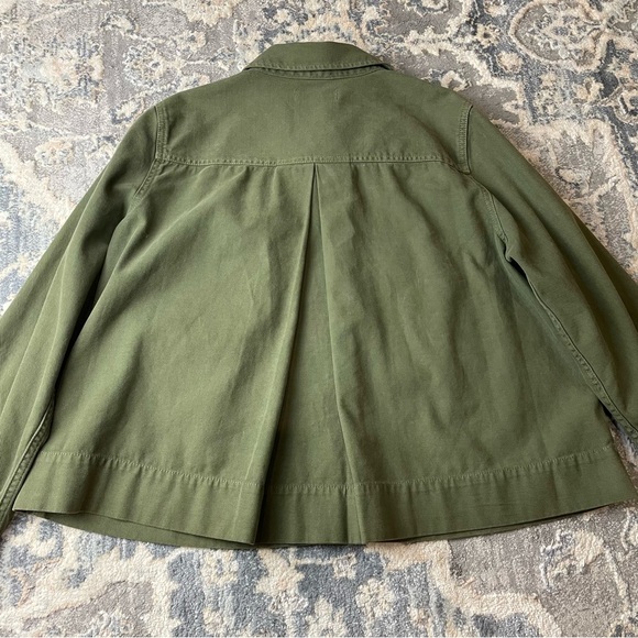 Olive Green Women's Jacket Madewell - Picture 5 of 6